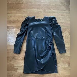 Express faux leather mini dress - size L
